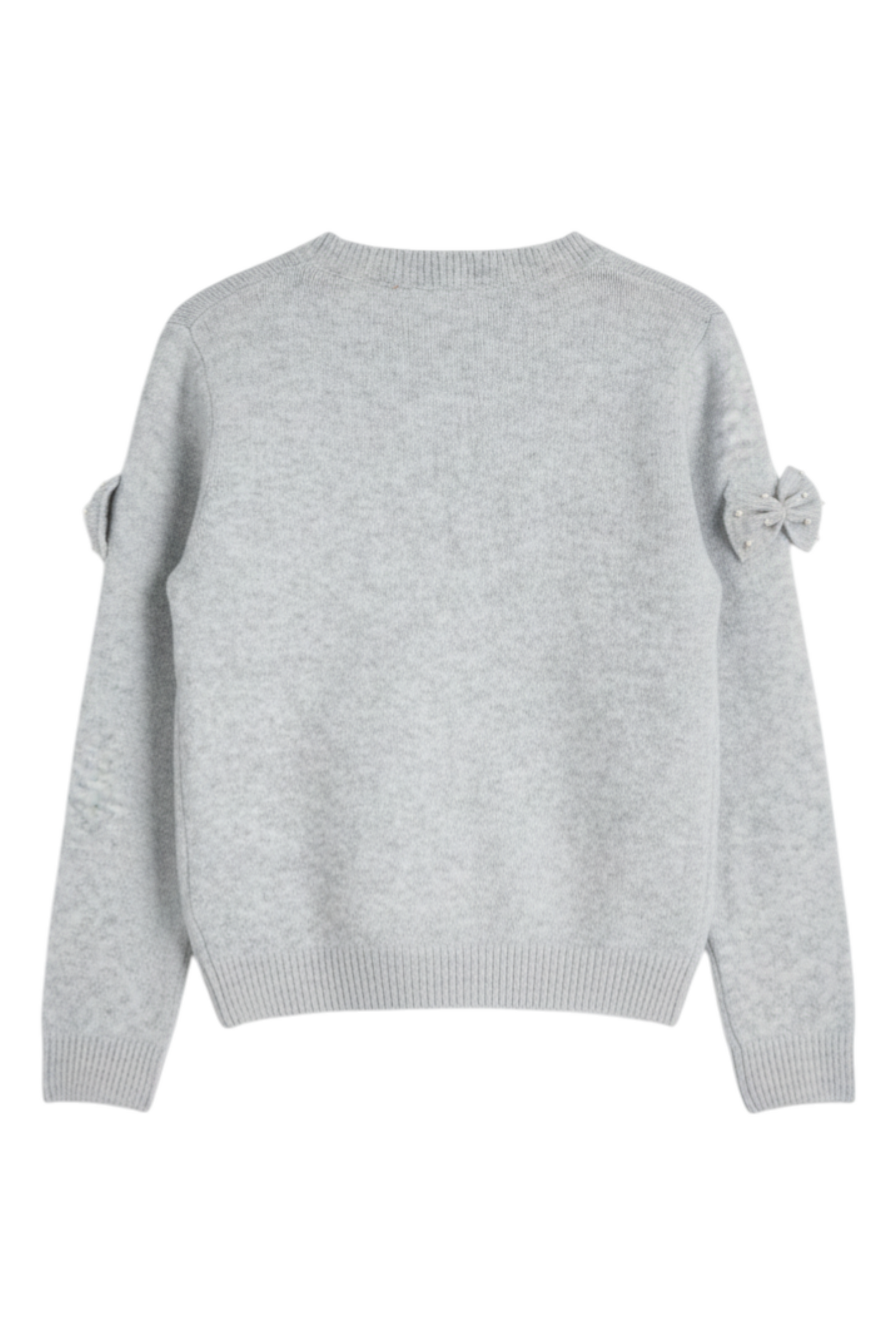 Grey Bow Jumper