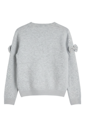Grey Bow Jumper