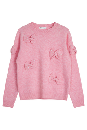 Pink Bow Jumper