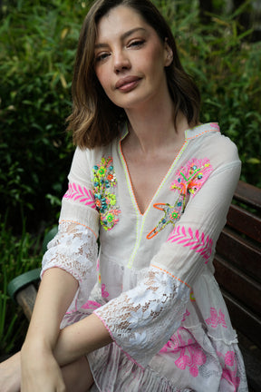 White Cotton Riviera Tunic