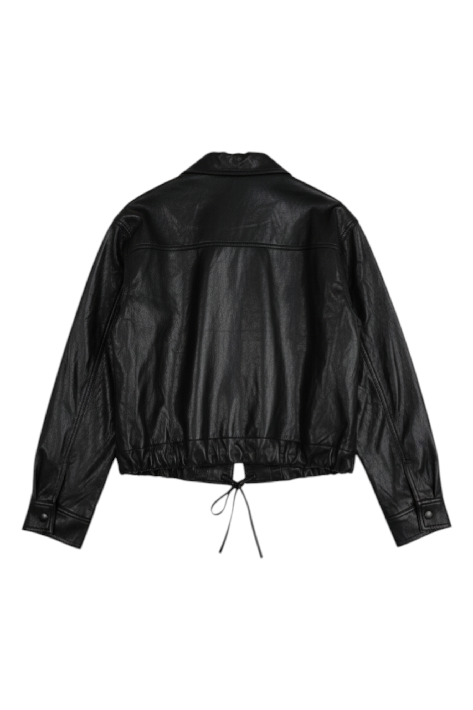 Black Kelly Pleather Jacket