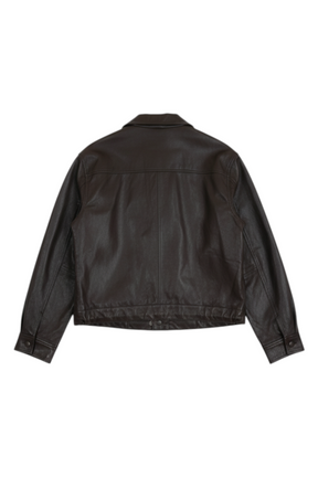 Chocolate Kelly Pleather Jacket