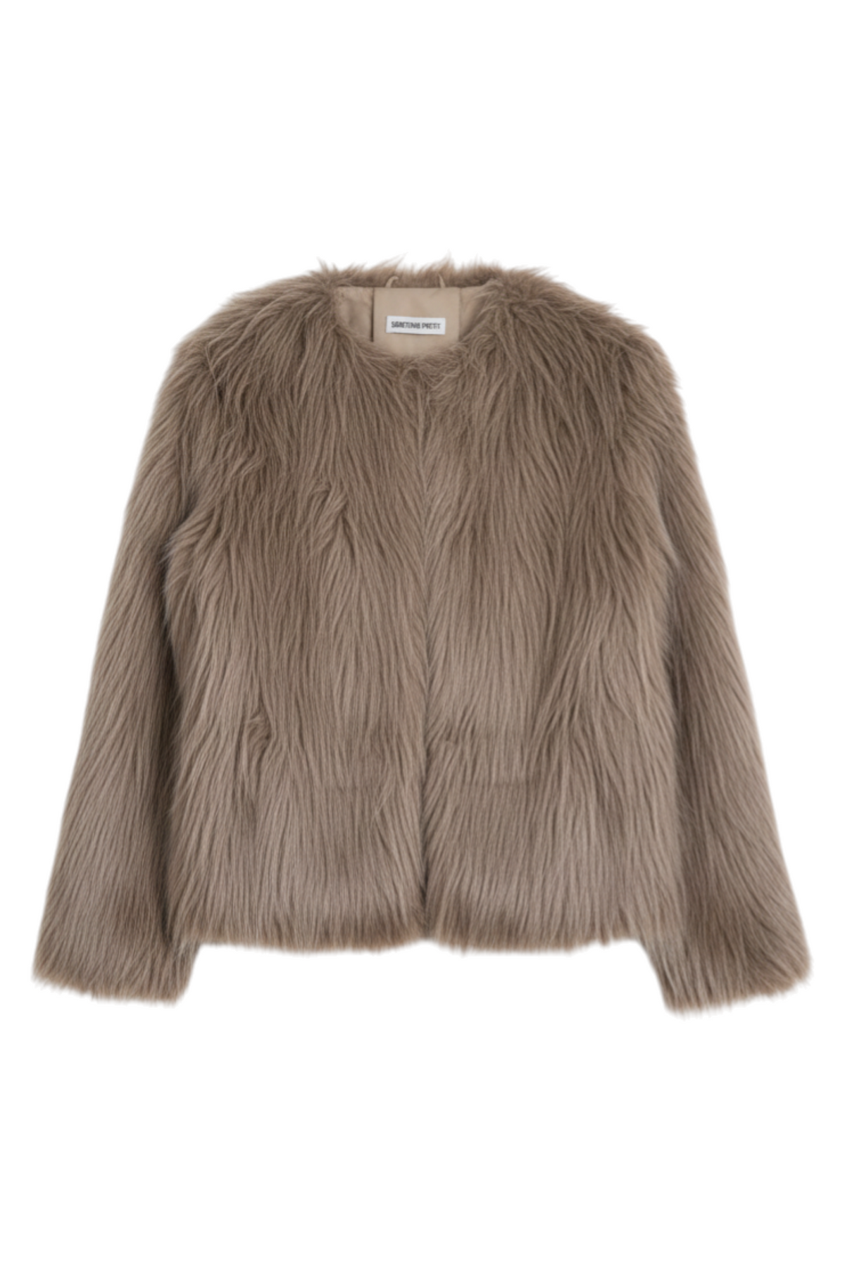 Caramel Shaggy Faux Fur Jacket