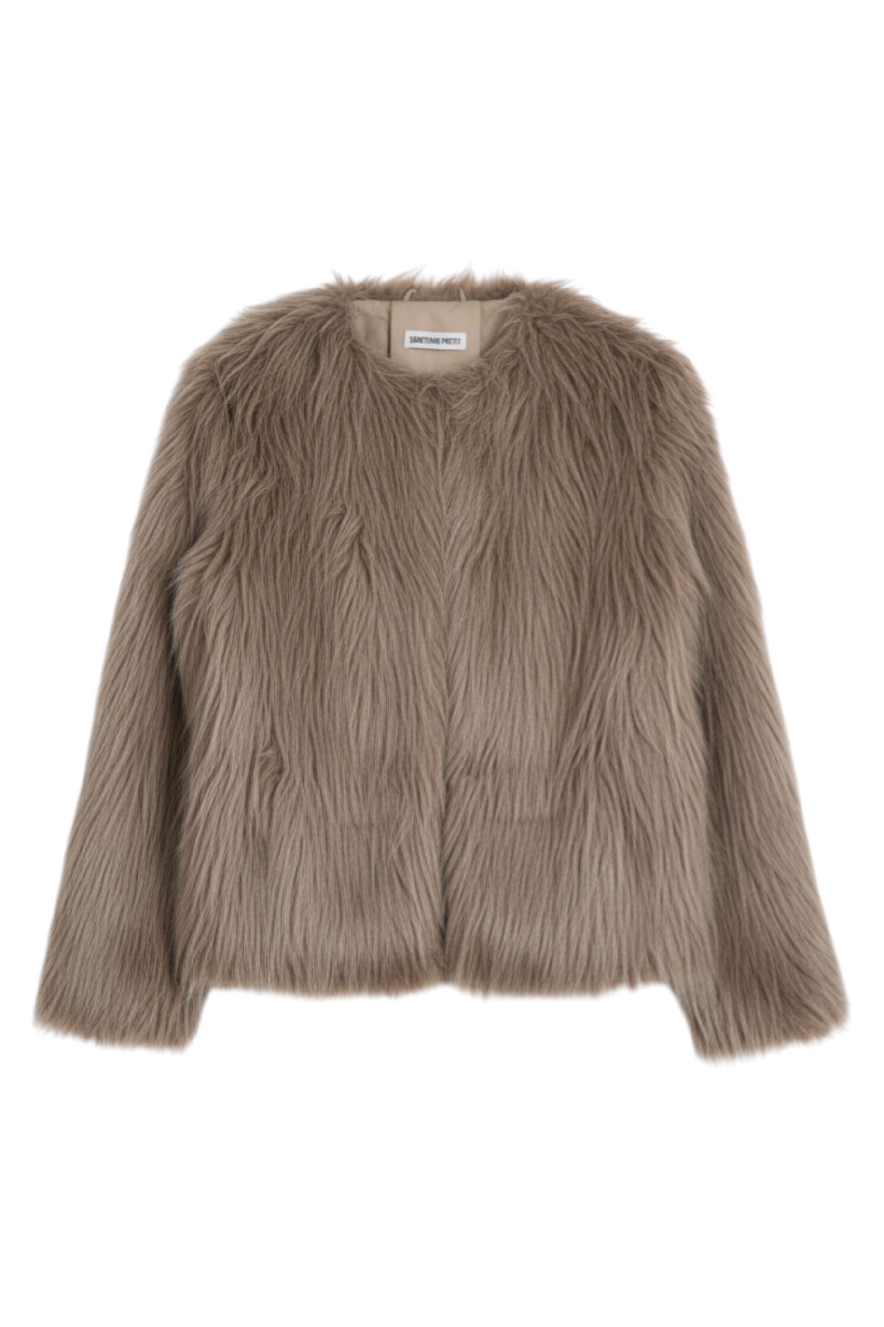 Caramel Shaggy Faux Fur Jacket