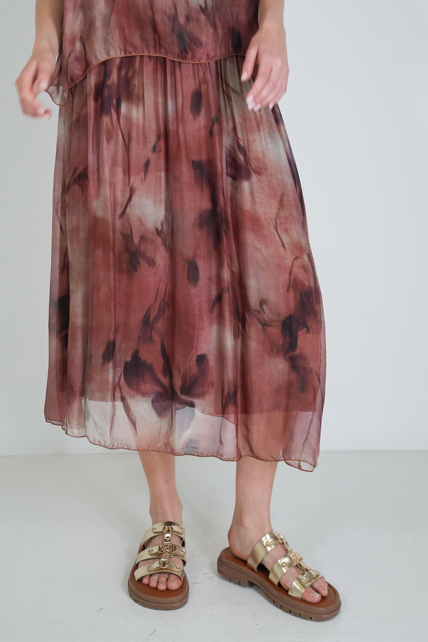 Chocolate Overlay Dress