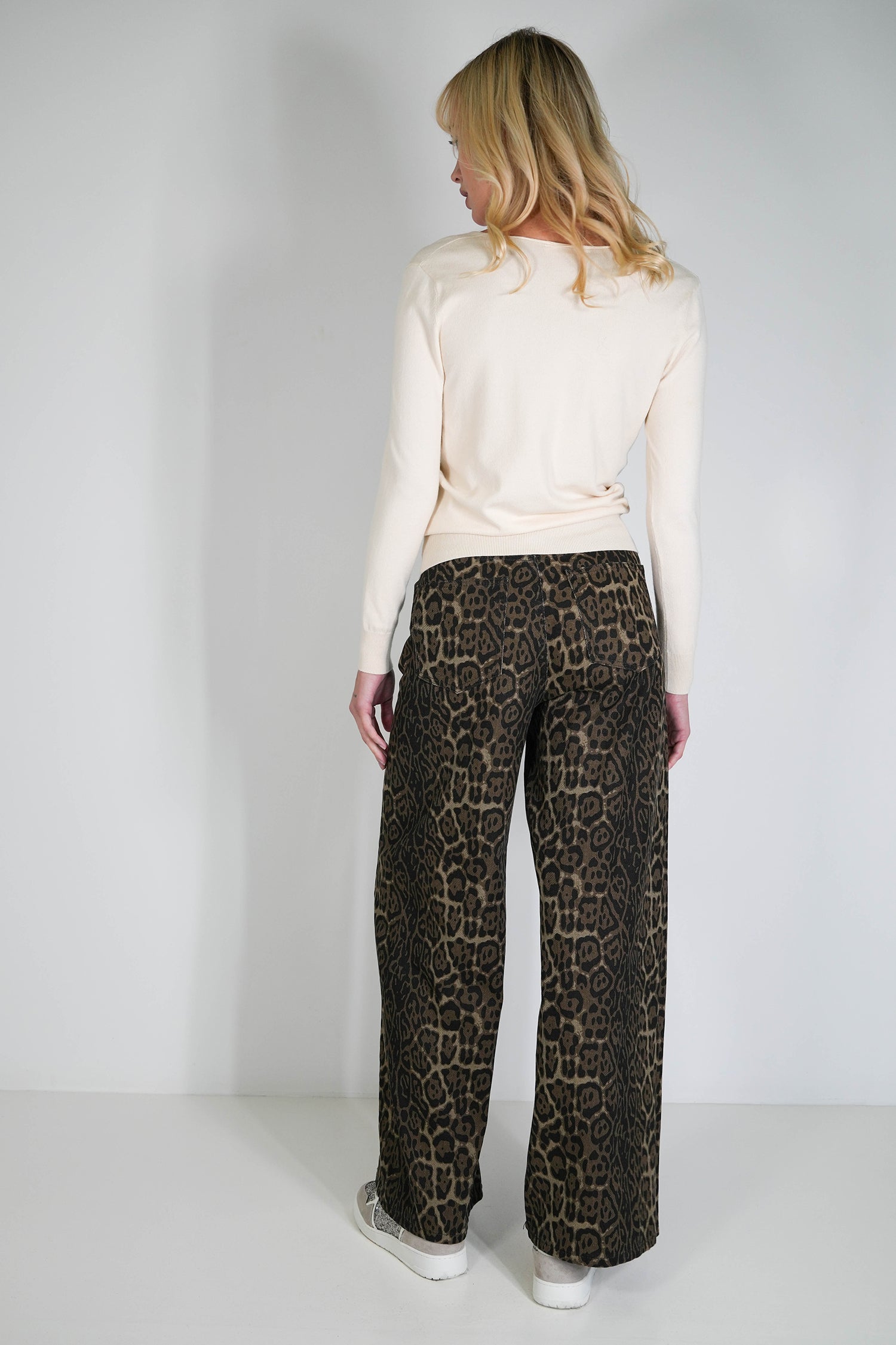 Winter Leopard Jean