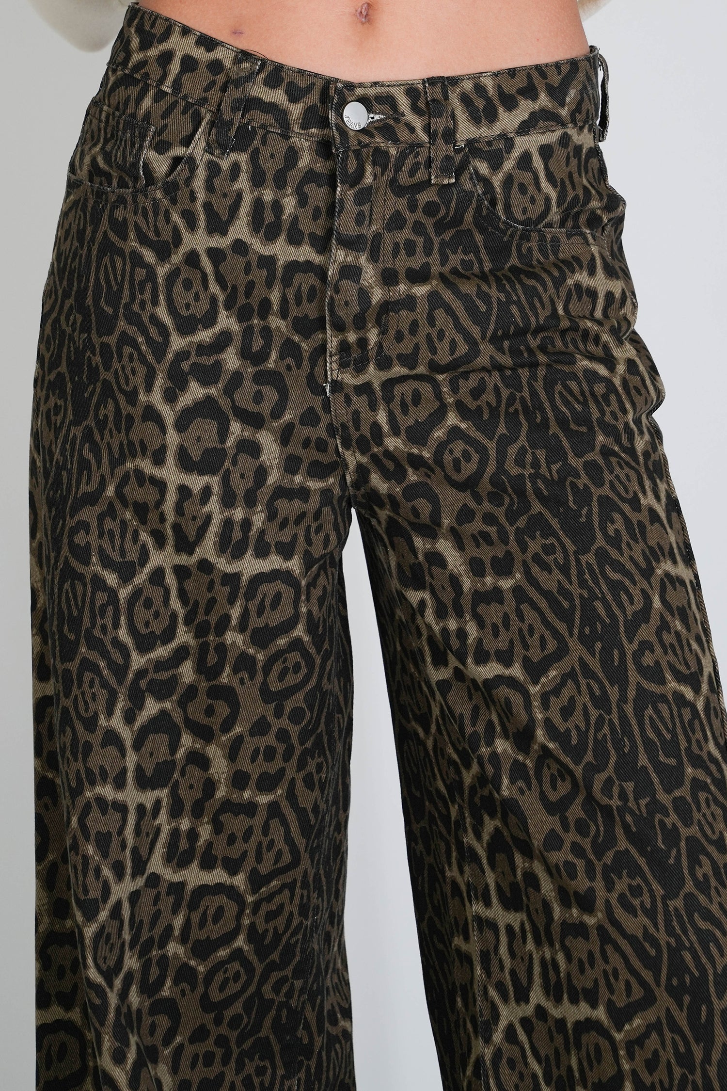 Winter Leopard Jean
