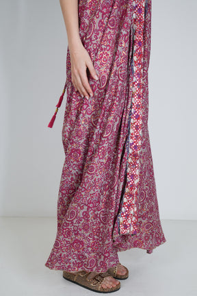 Cerise Mirror Sabs Dress