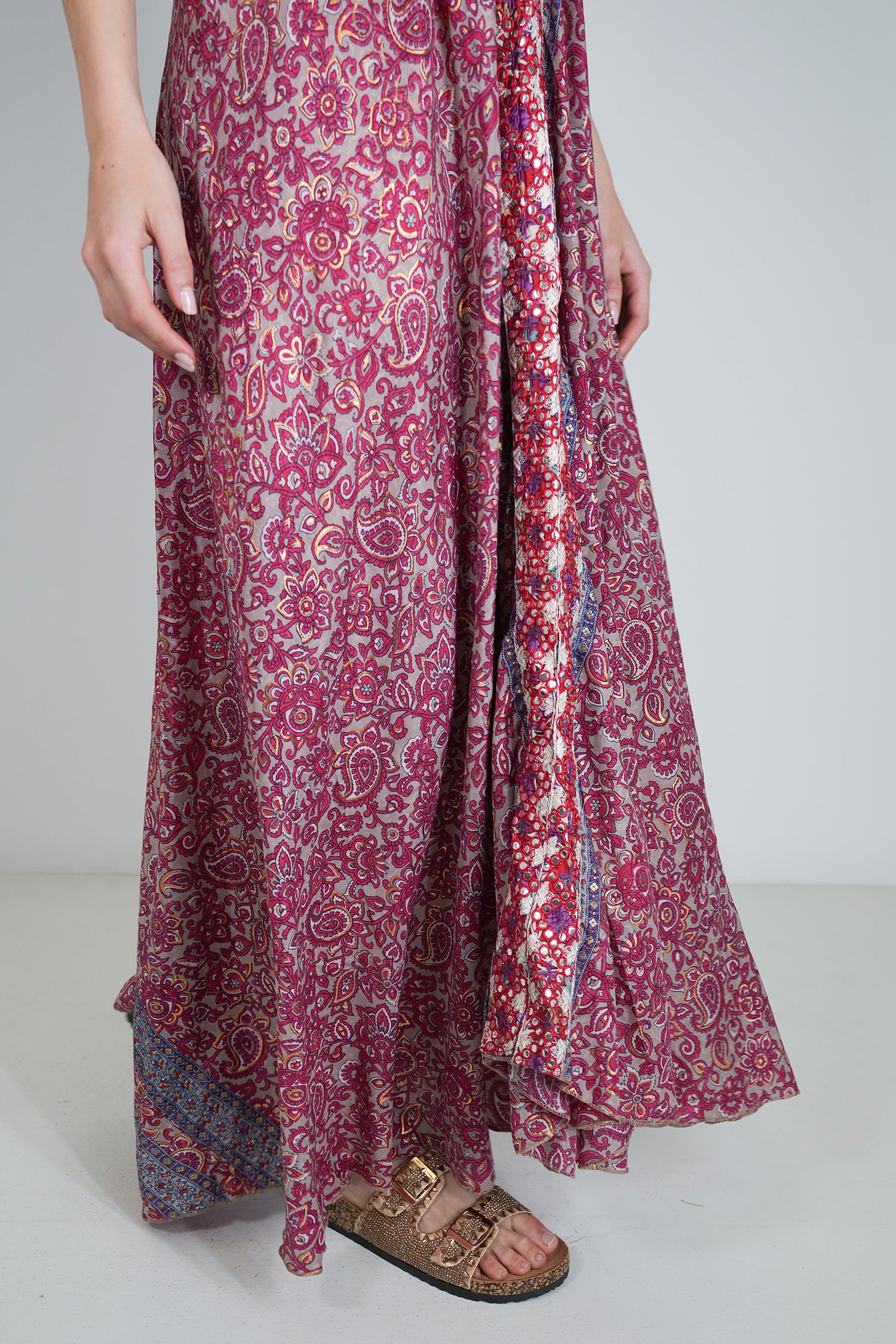 Cerise Mirror Sabs Dress