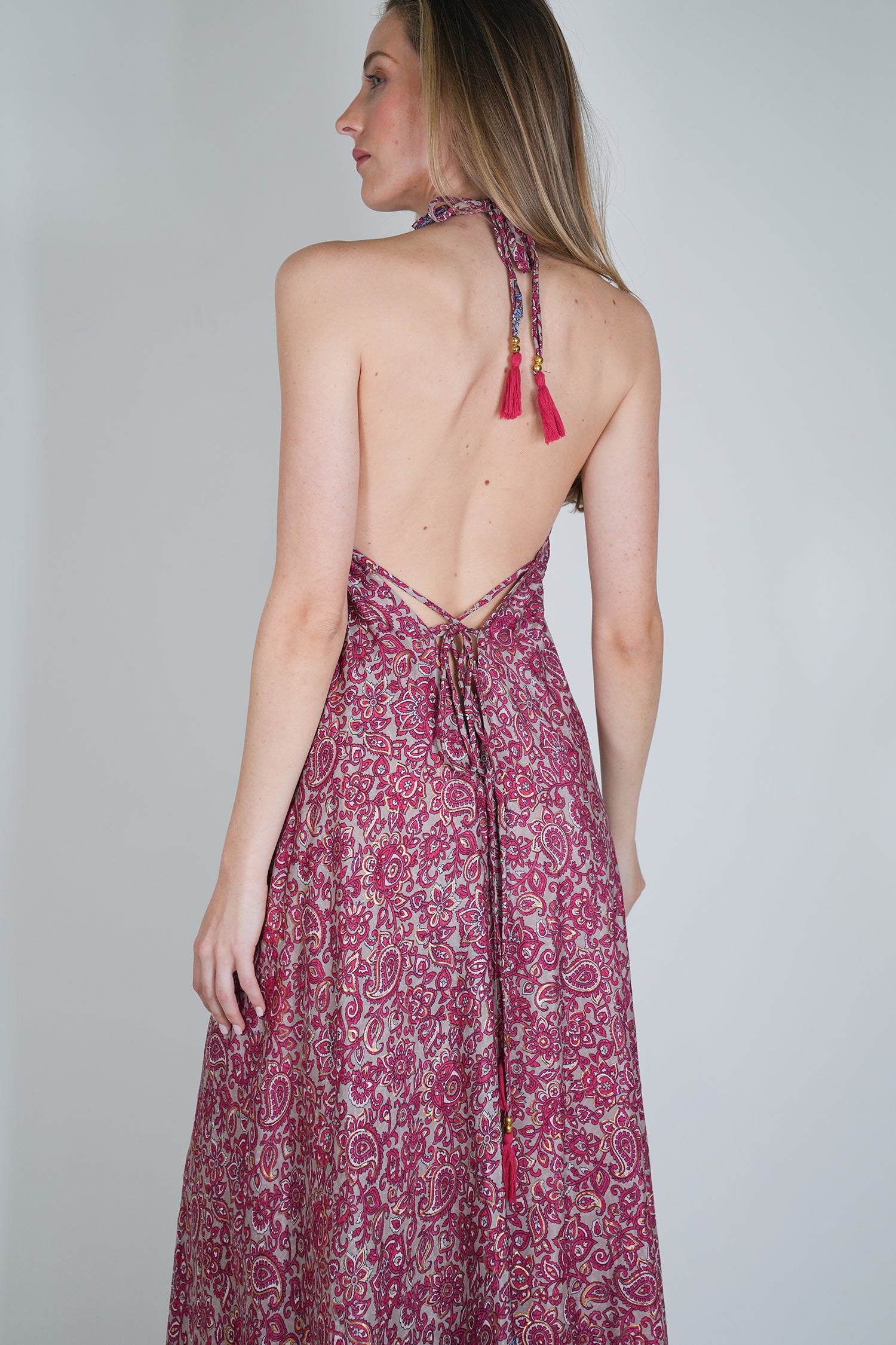 Cerise Mirror Sabs Dress