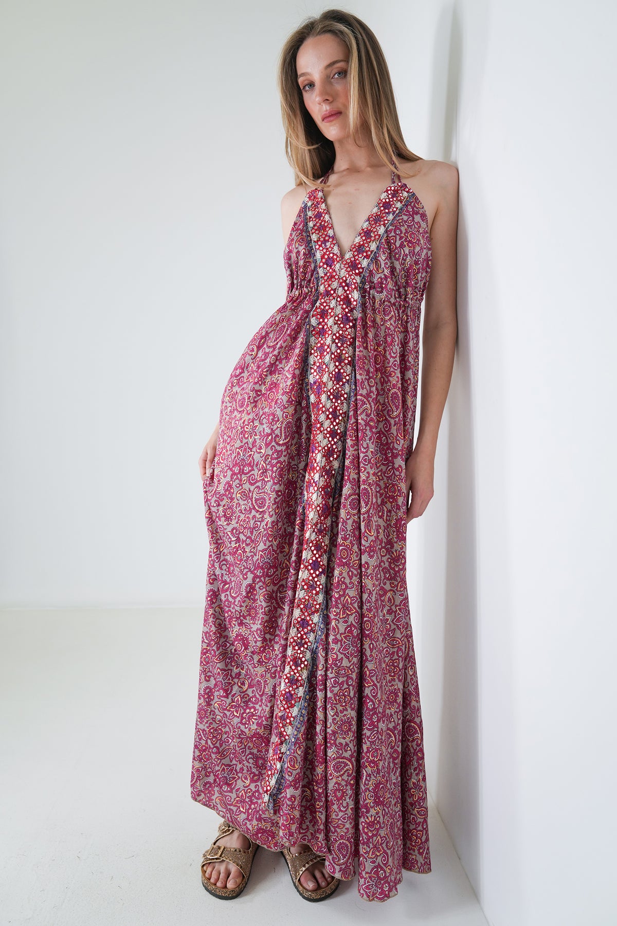 Cerise Mirror Sabs Dress