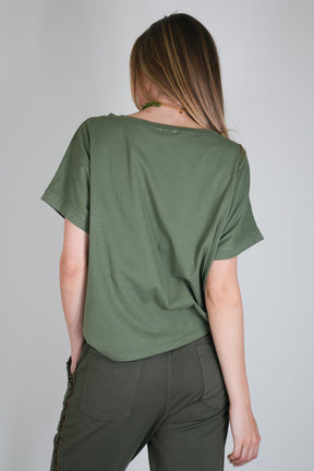Olive Box Tee