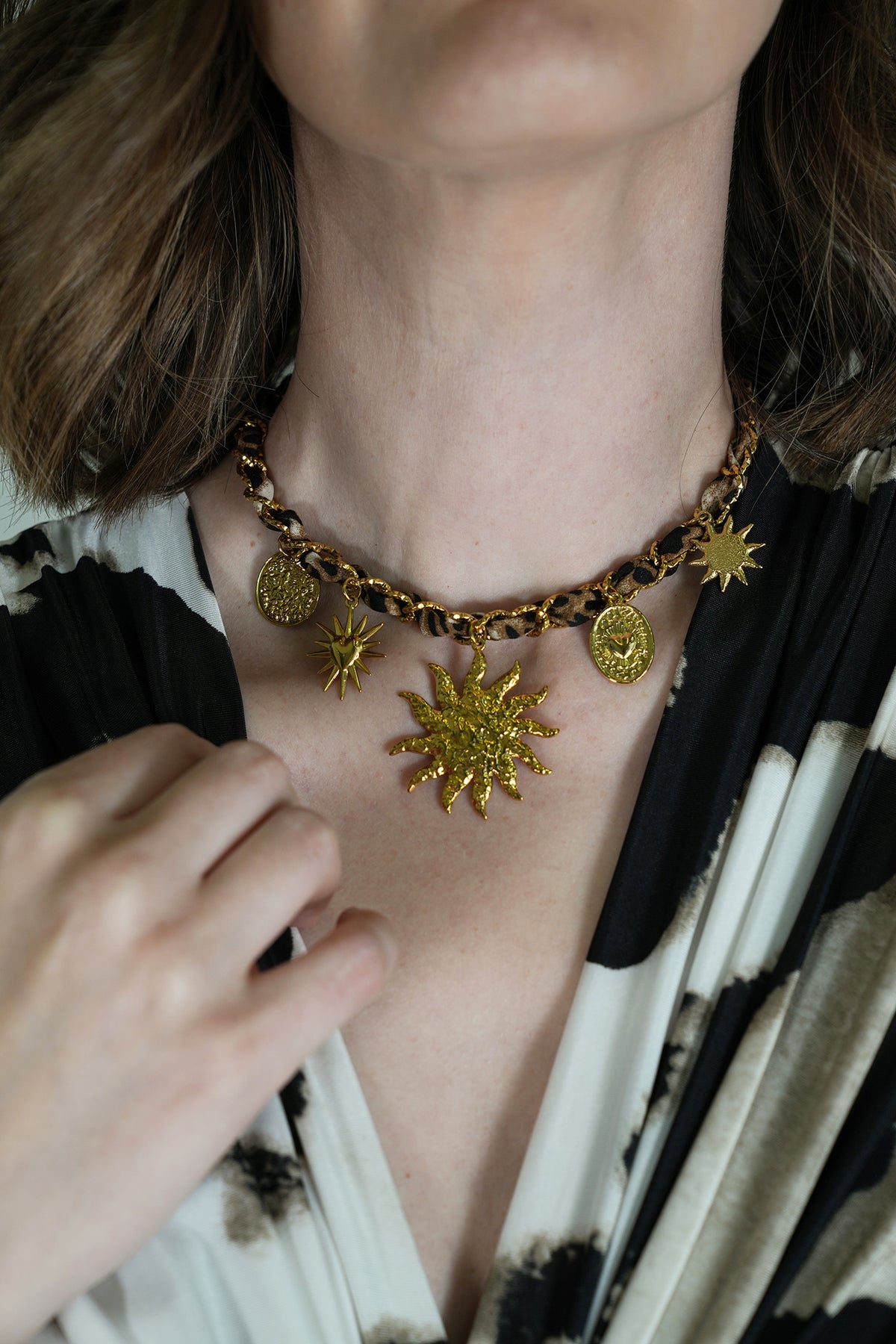 Leopard Star Necklace
