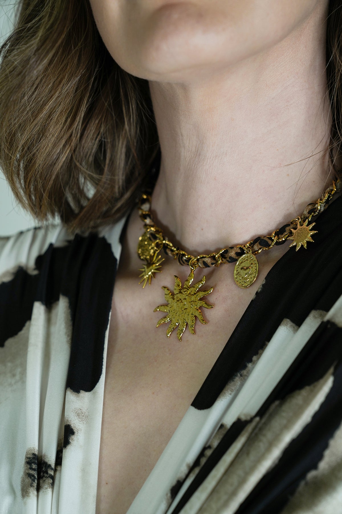 Leopard Star Necklace