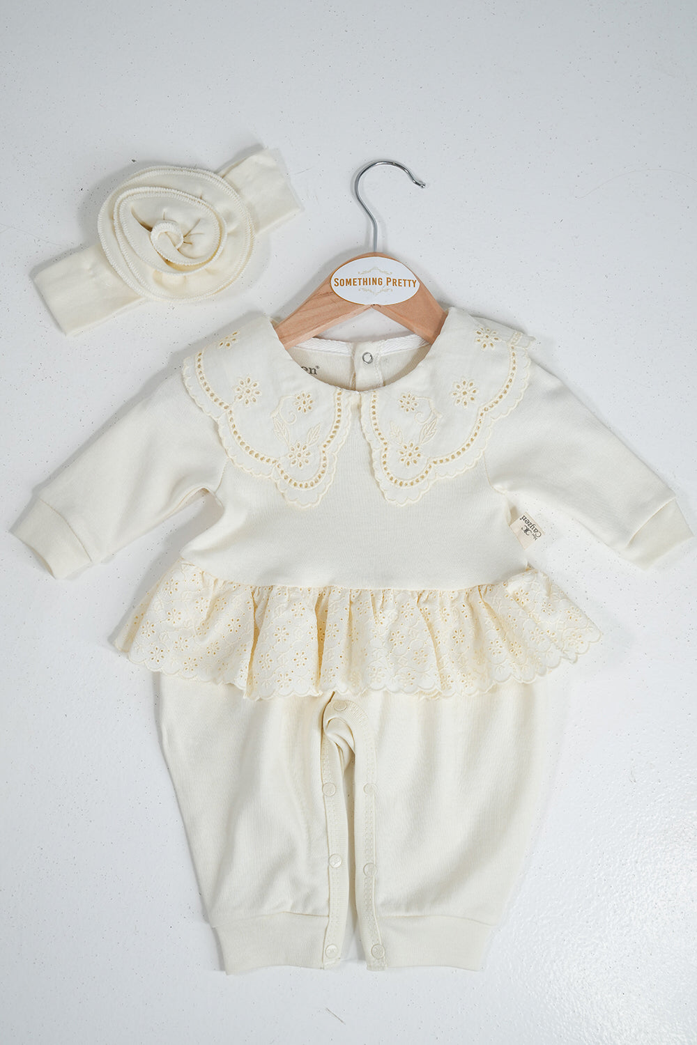 Cream Frilly Grower Set