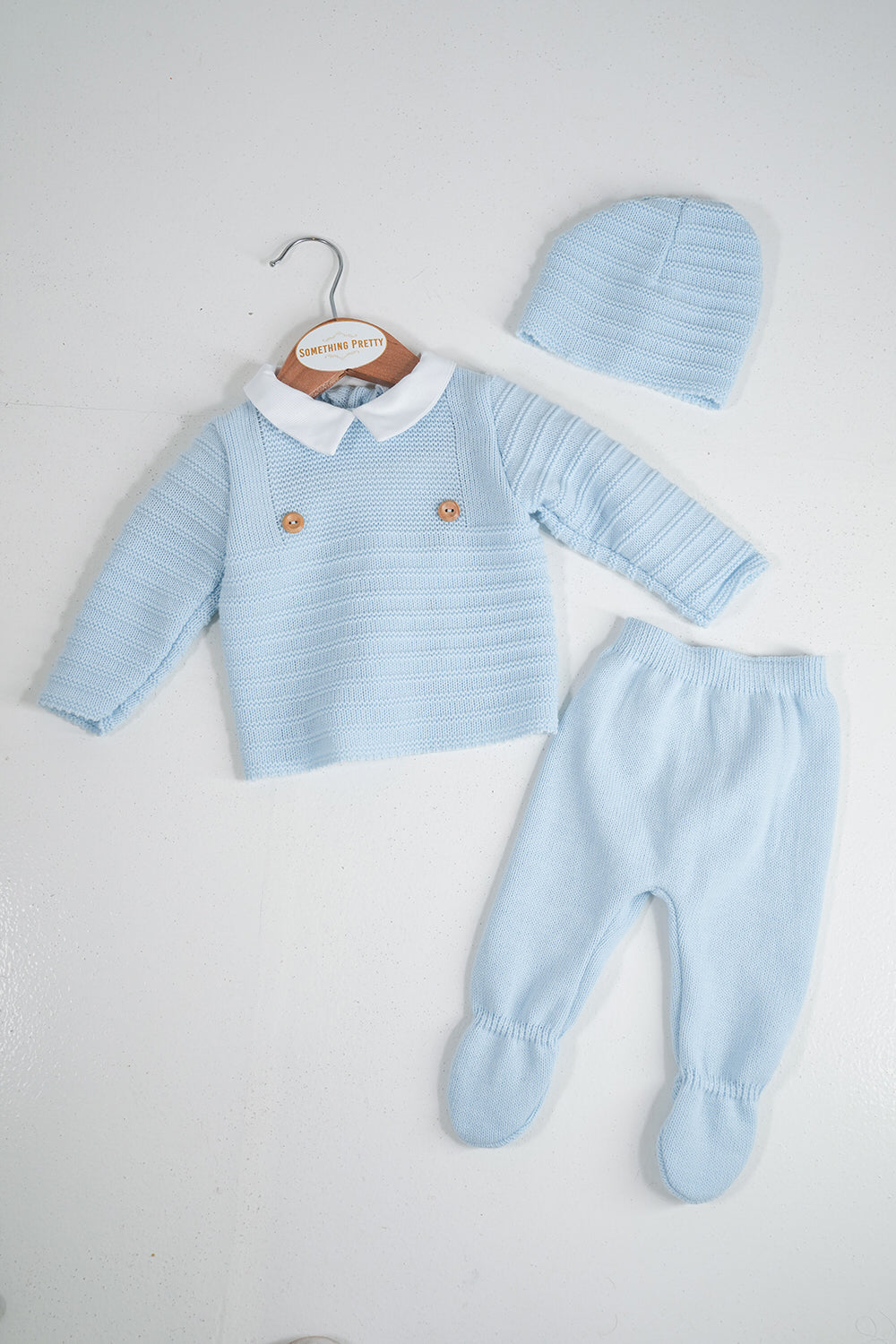 Light Blue Max Knit Set