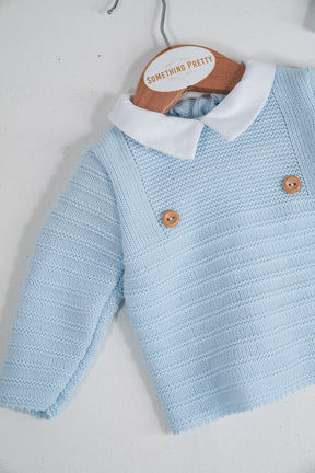 Light Blue Max Knit Set