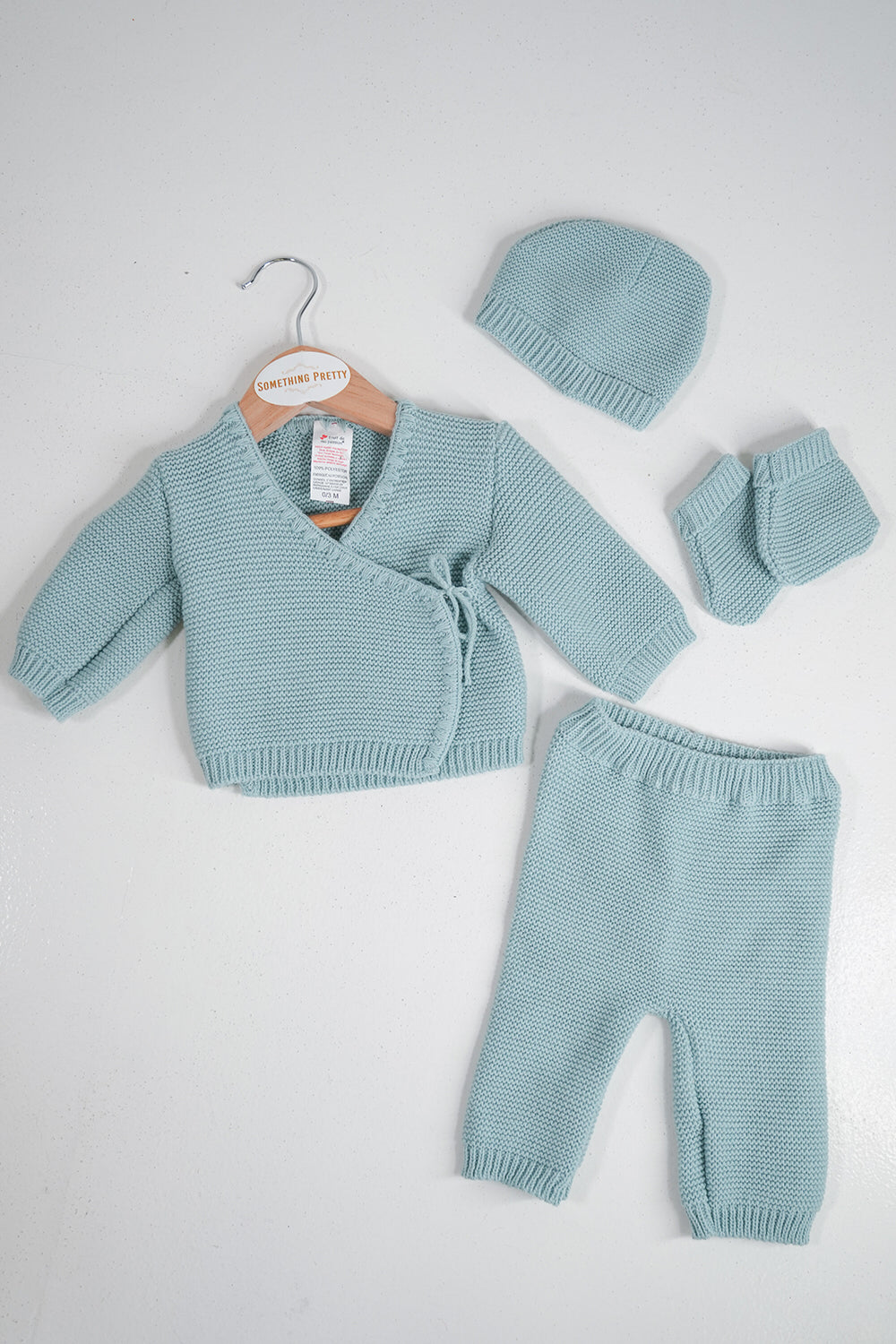 Sage Wrap Knit Set