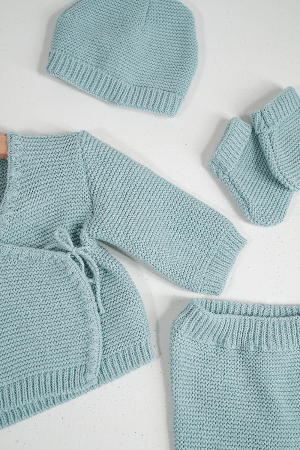 Sage Wrap Knit Set