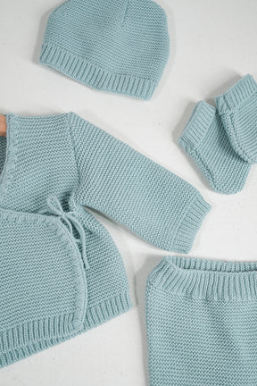 Sage Wrap Knit Set