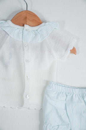 Candy Striped Knit Set