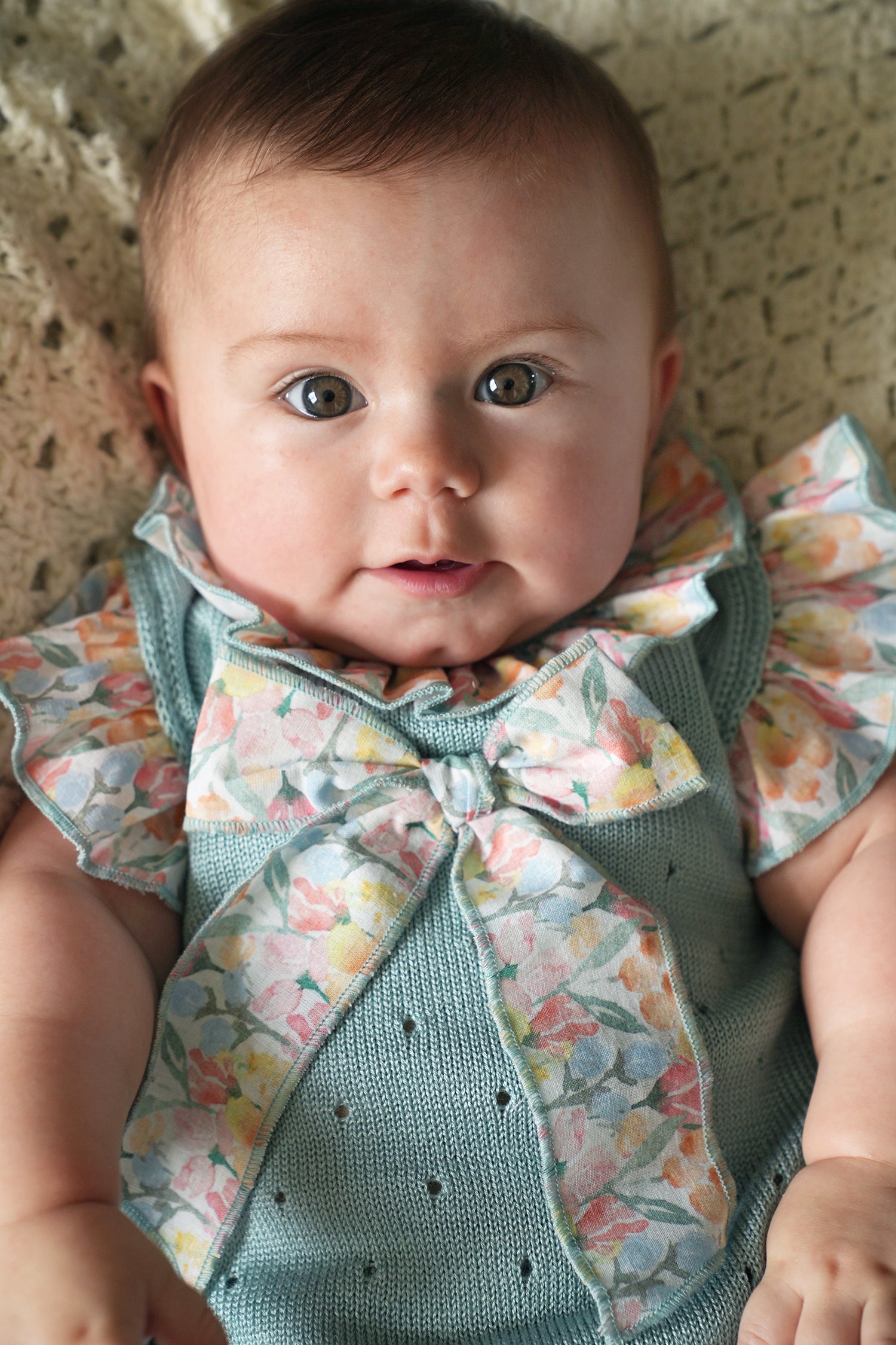 Sage Frilly Knit Set