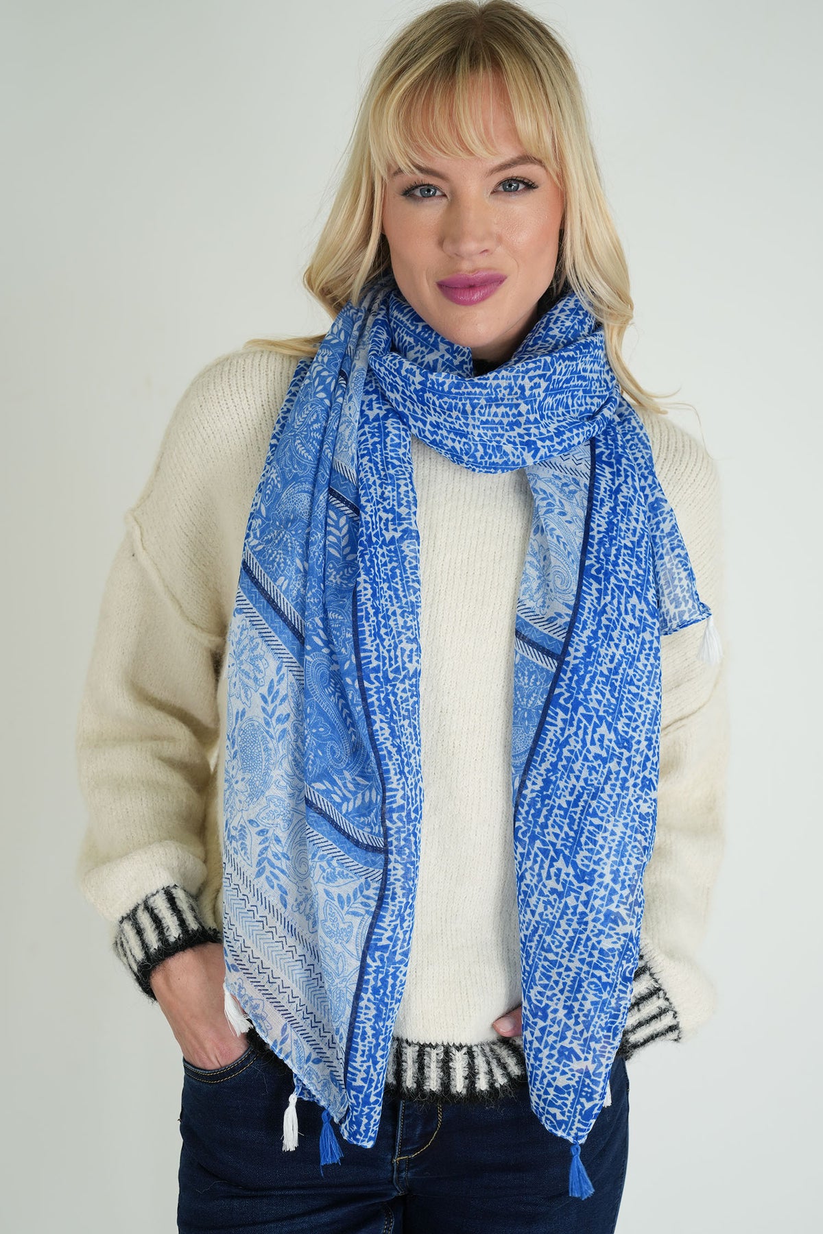 Blue/Cobalt Sarah Scarf