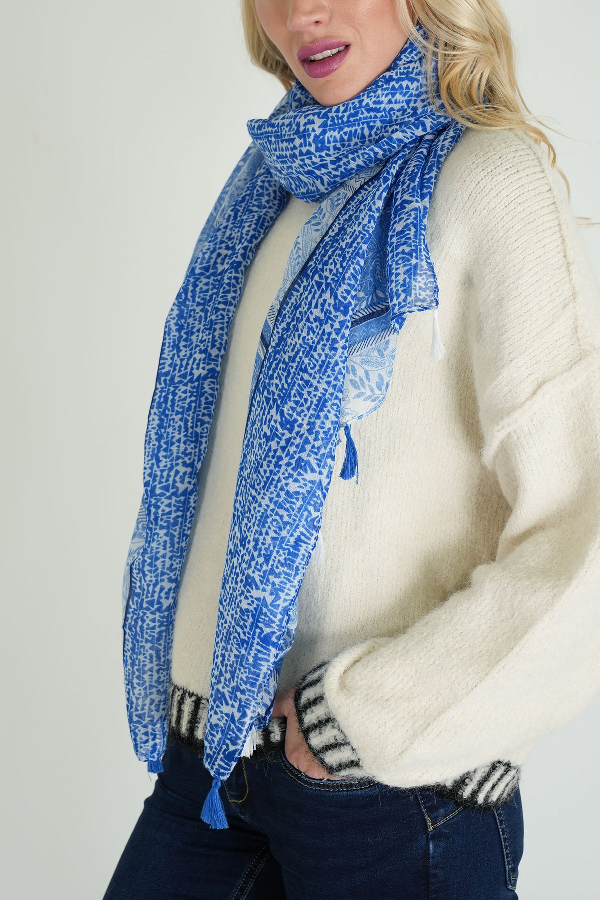 Blue/Cobalt Sarah Scarf