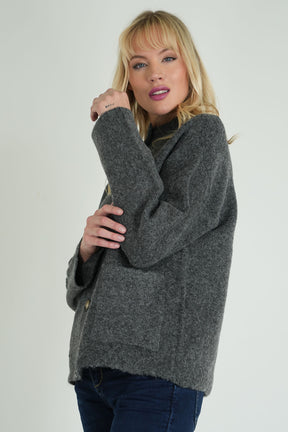 Charcoal Jane Cardigan