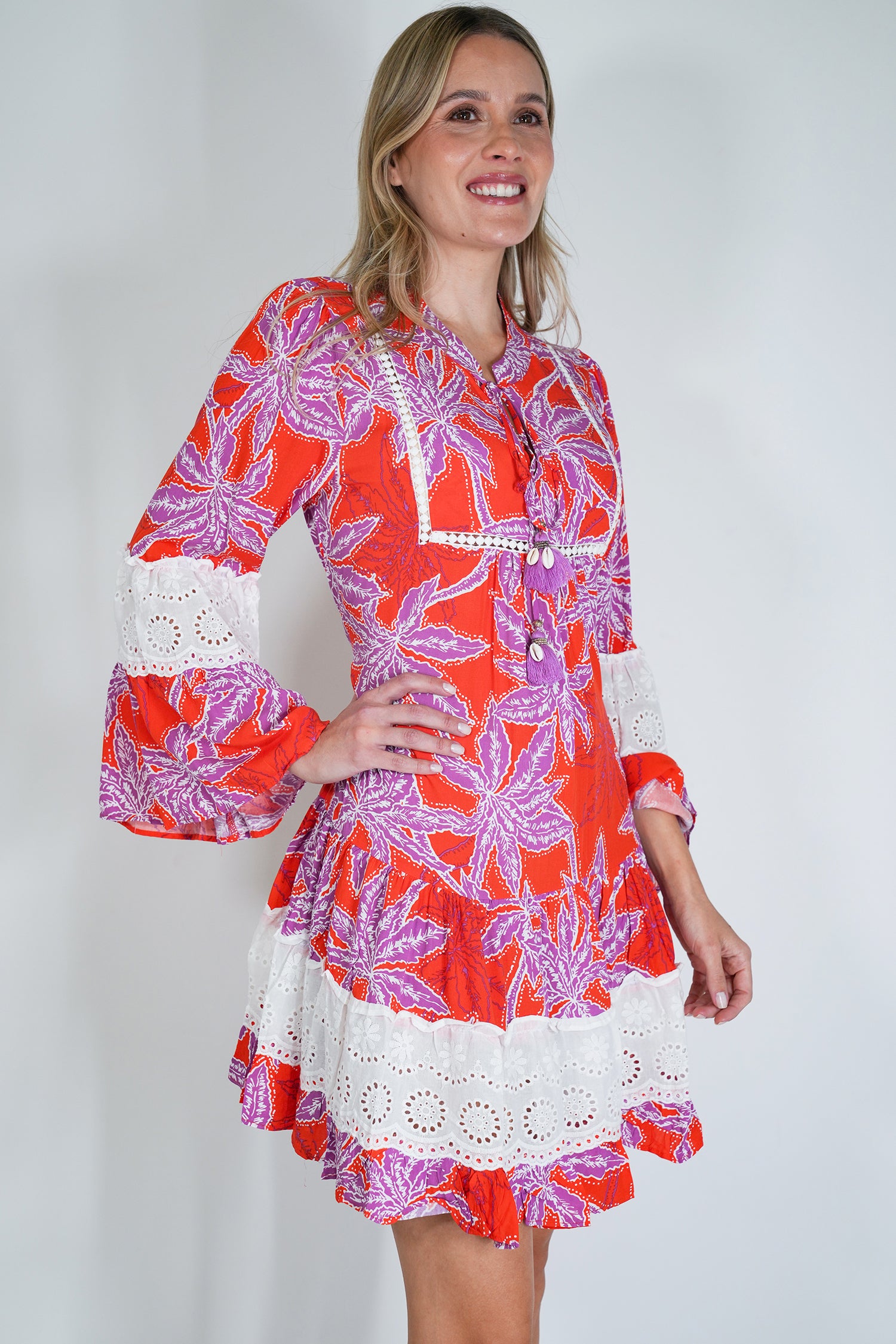 Red and Purple Kate Tunic