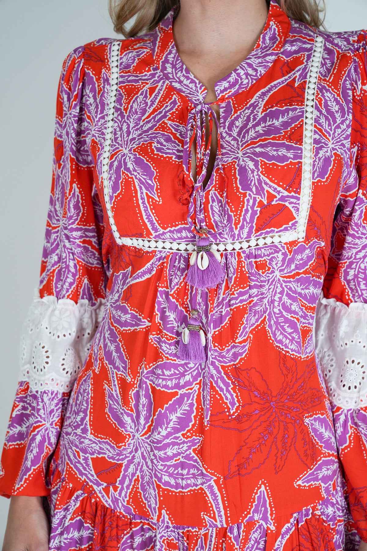 Red and Purple Kate Tunic