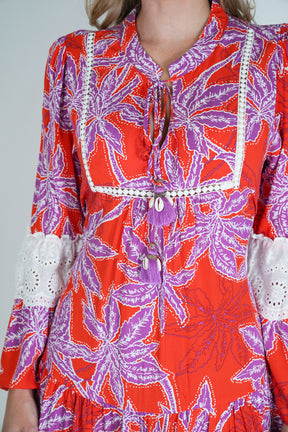 Red and Purple Kate Tunic