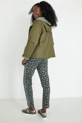 Khaki Reversible Rain Jacket