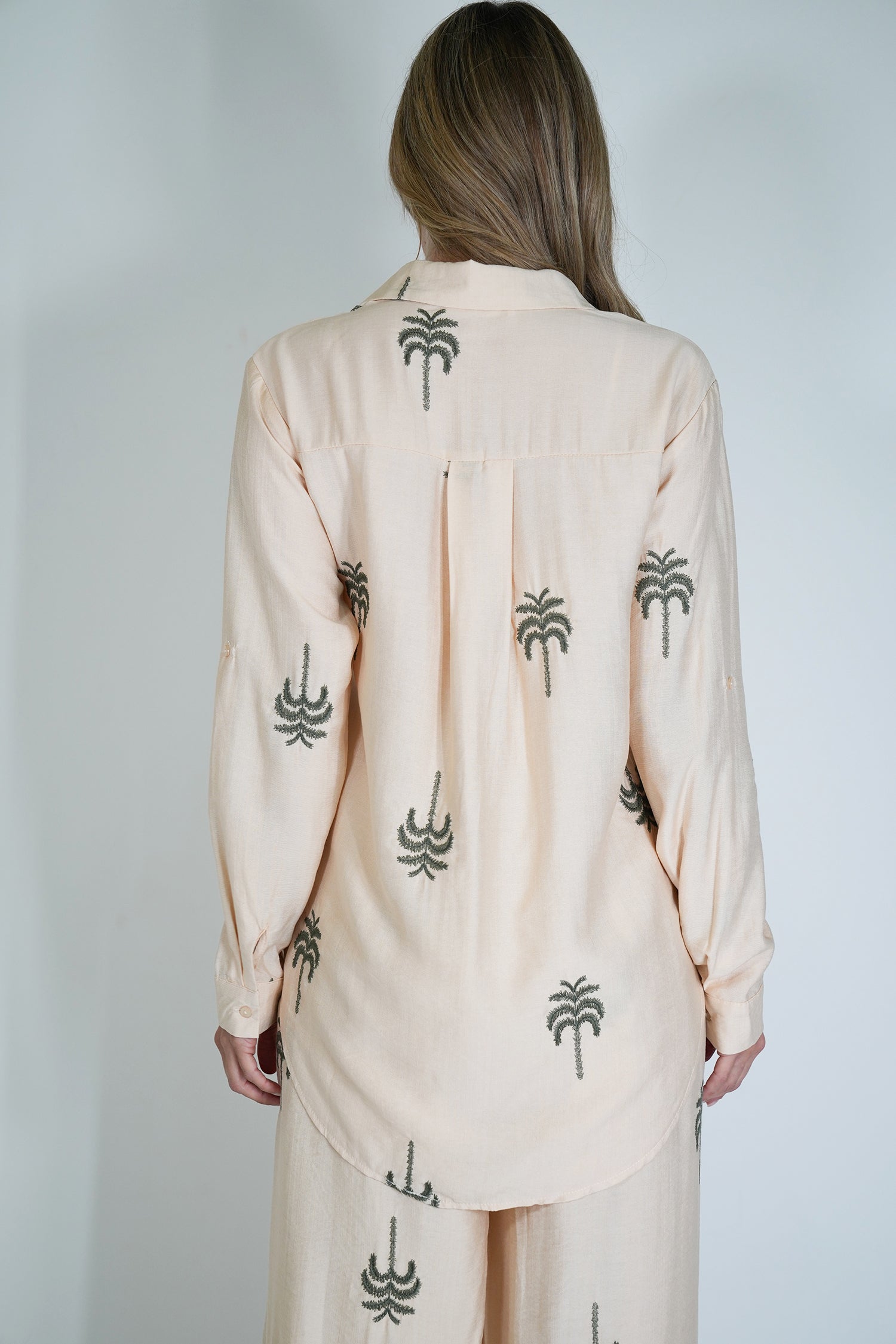 Cream Palm Shirt