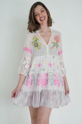 White Cotton Riviera Tunic