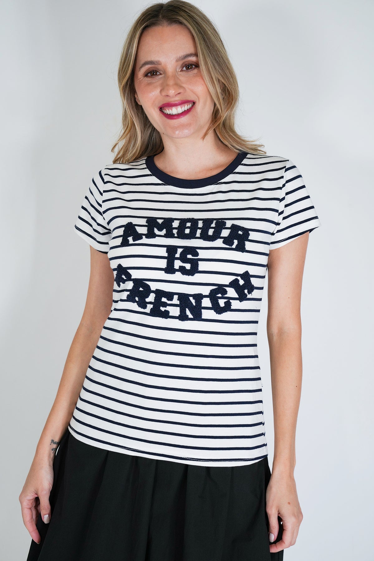 Ink Amour Striped Tee