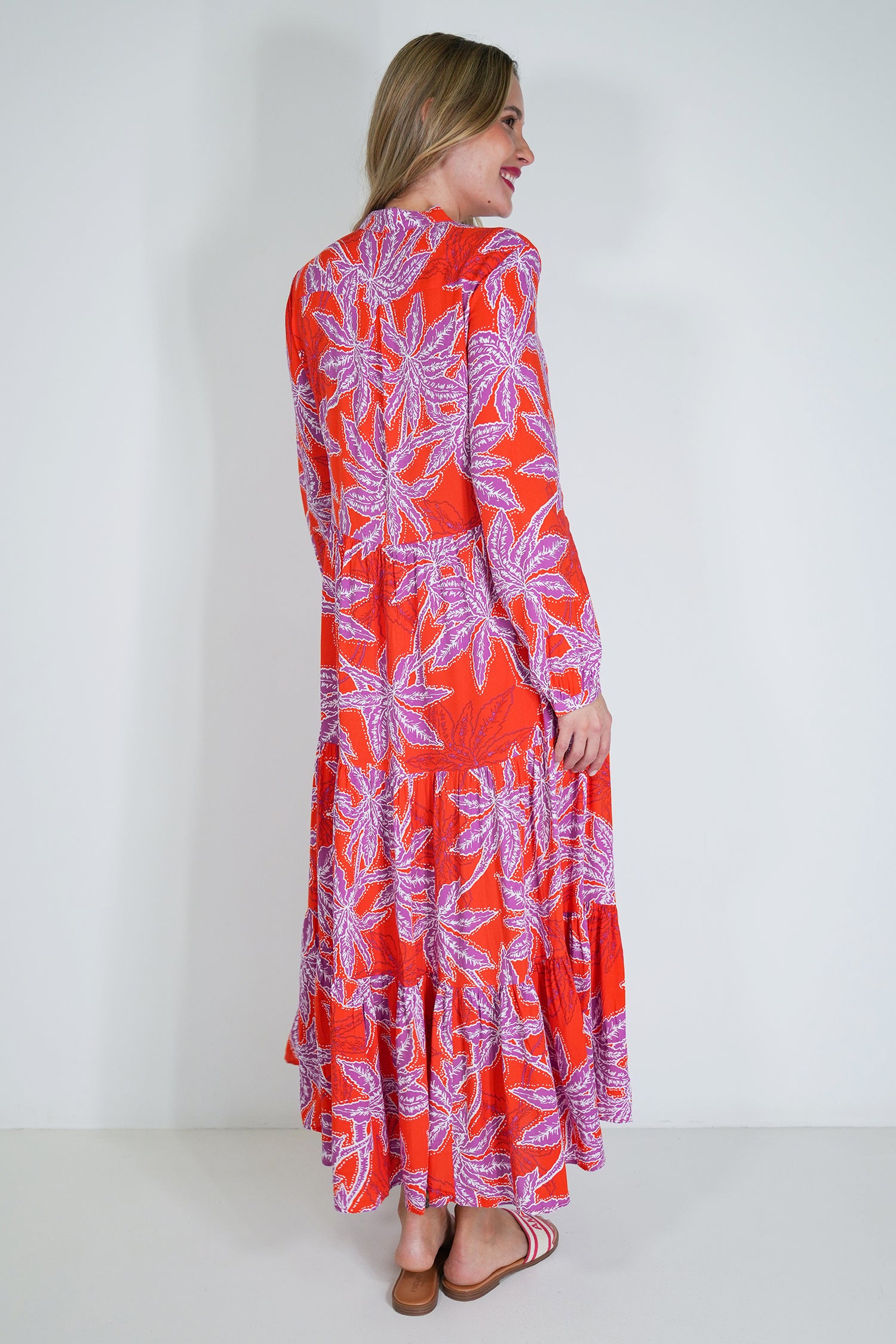 Red and Purple Kate Dress