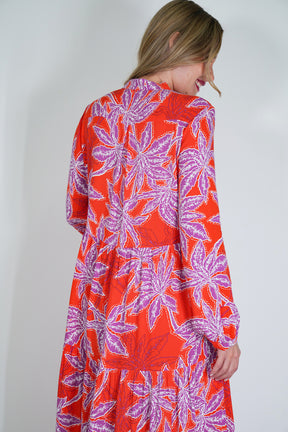 Red and Purple Kate Dress