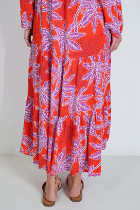 Red and Purple Kate Dress