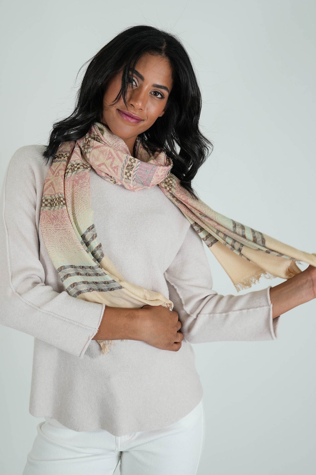 Cream Kirsten Scarf