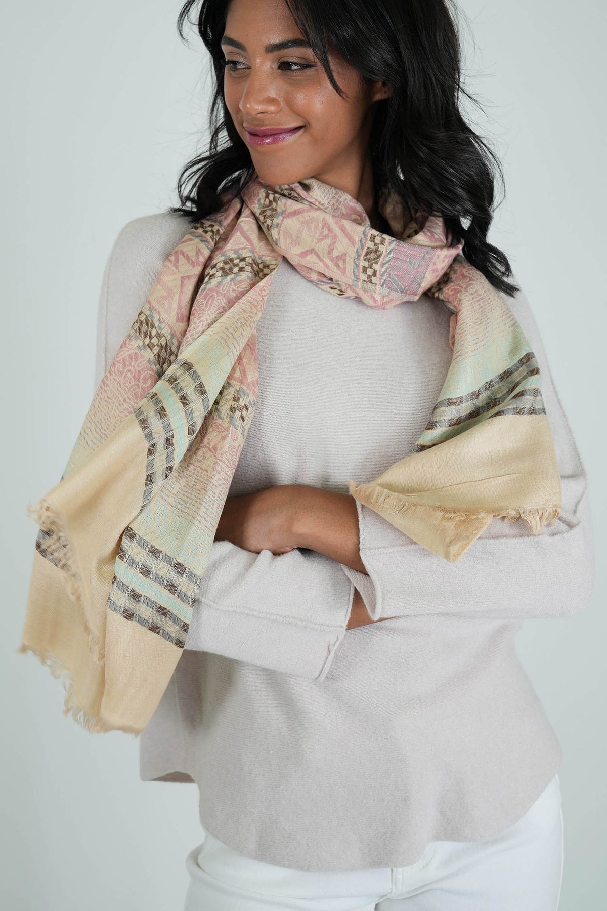 Cream Kirsten Scarf