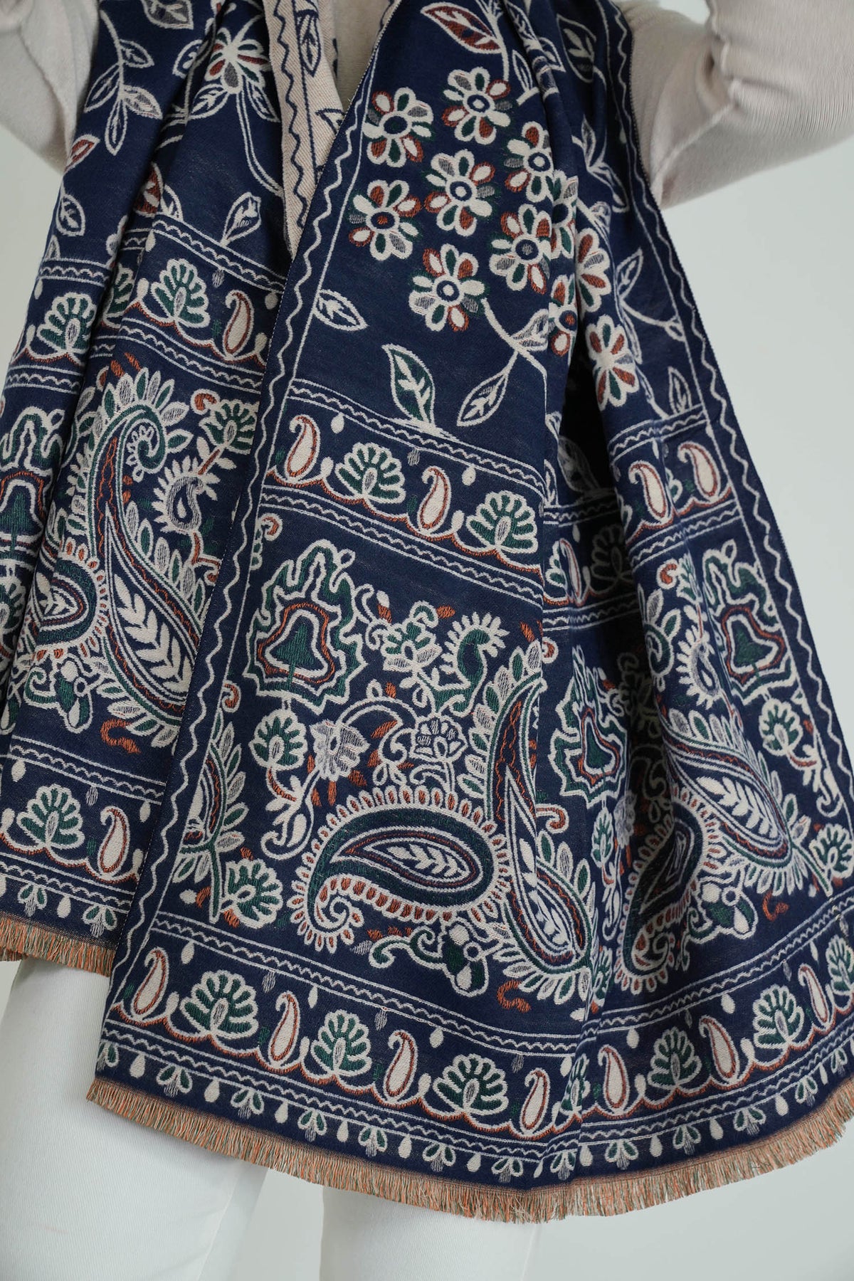Navy Savannah Scarf