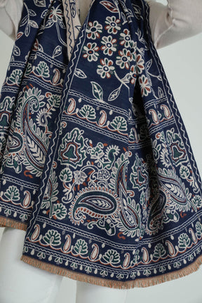 Navy Savannah Scarf