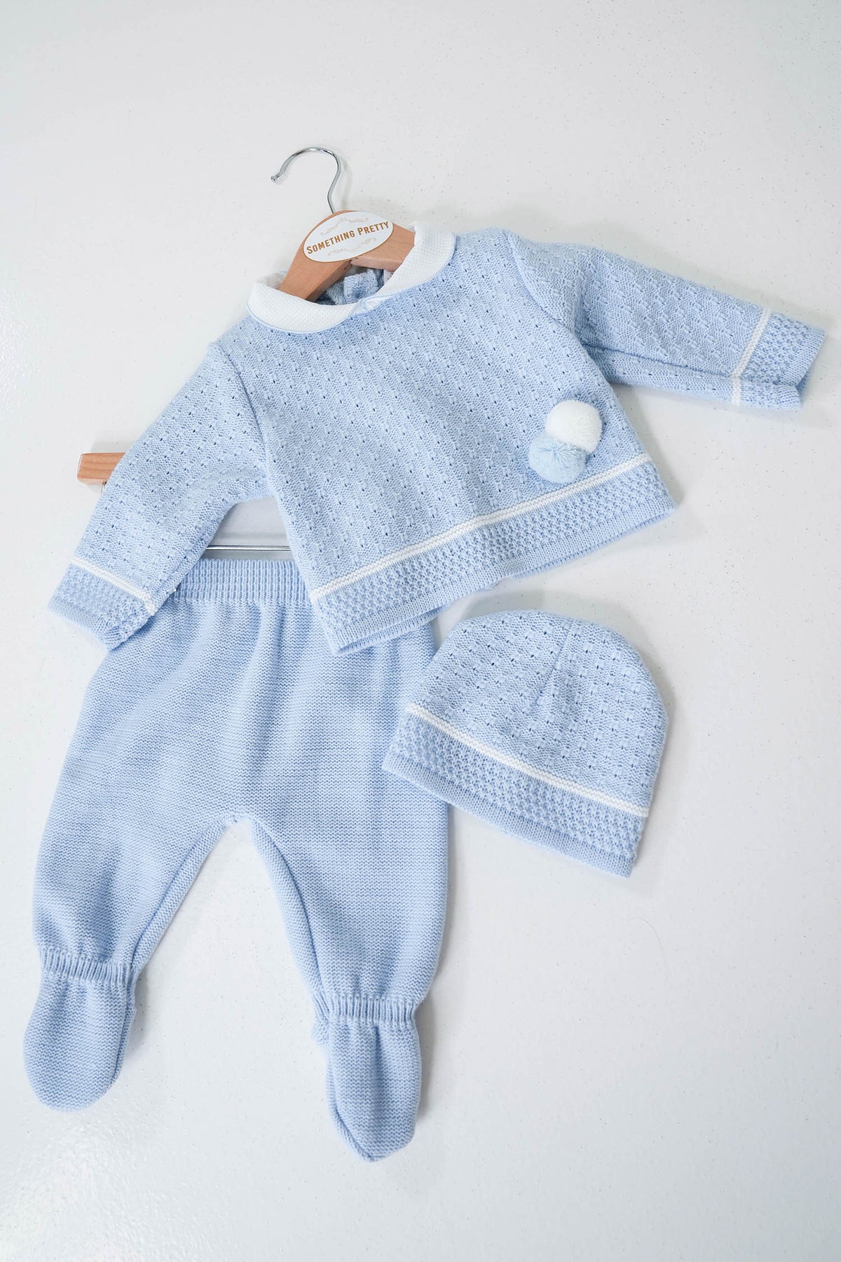 Blue Starter Knit Set
