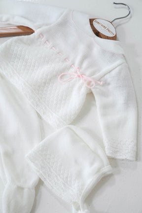 White Anna Knit Set