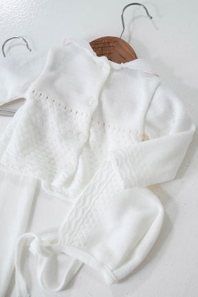 White Anna Knit Set