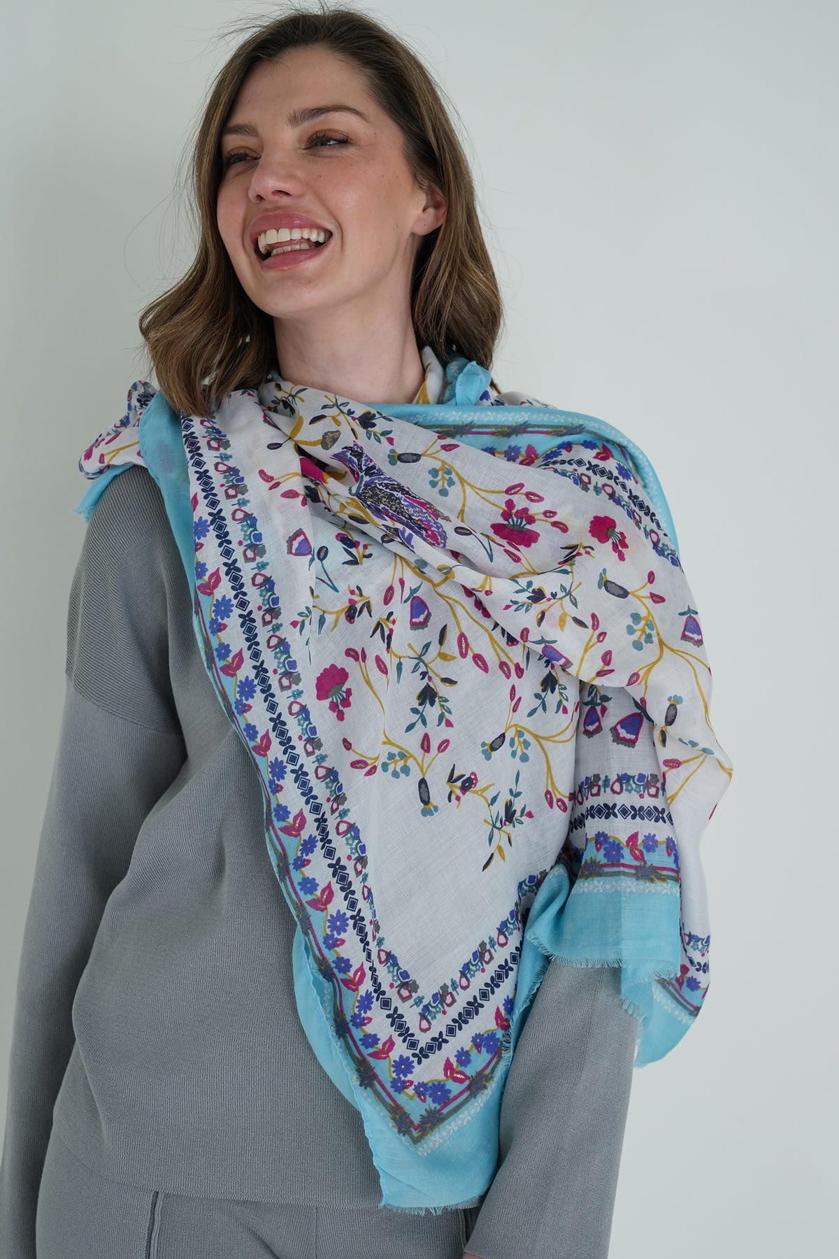 Blue Viv Scarf