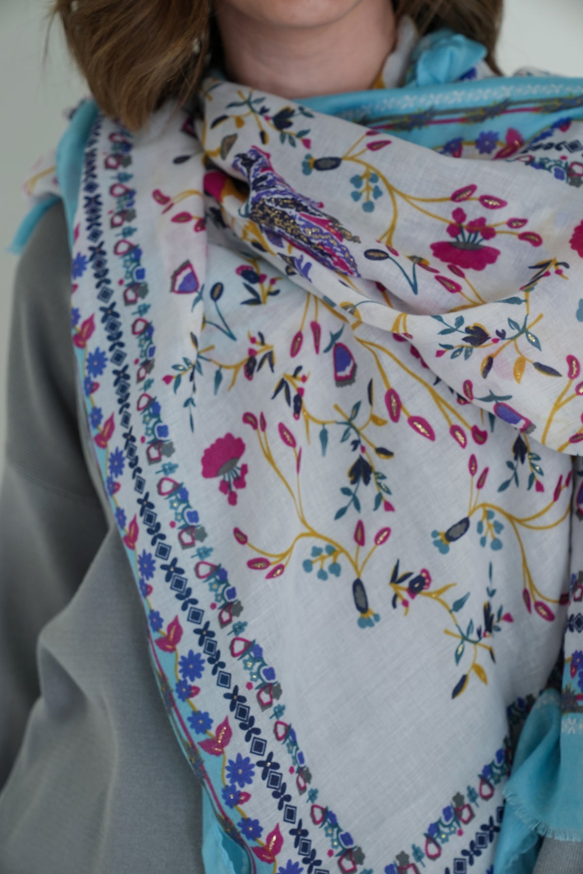 Blue Viv Scarf