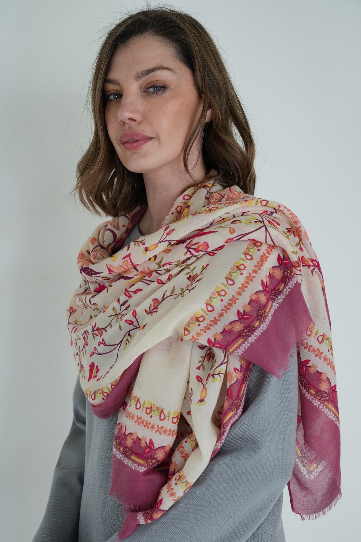 Pink Viv Scarf