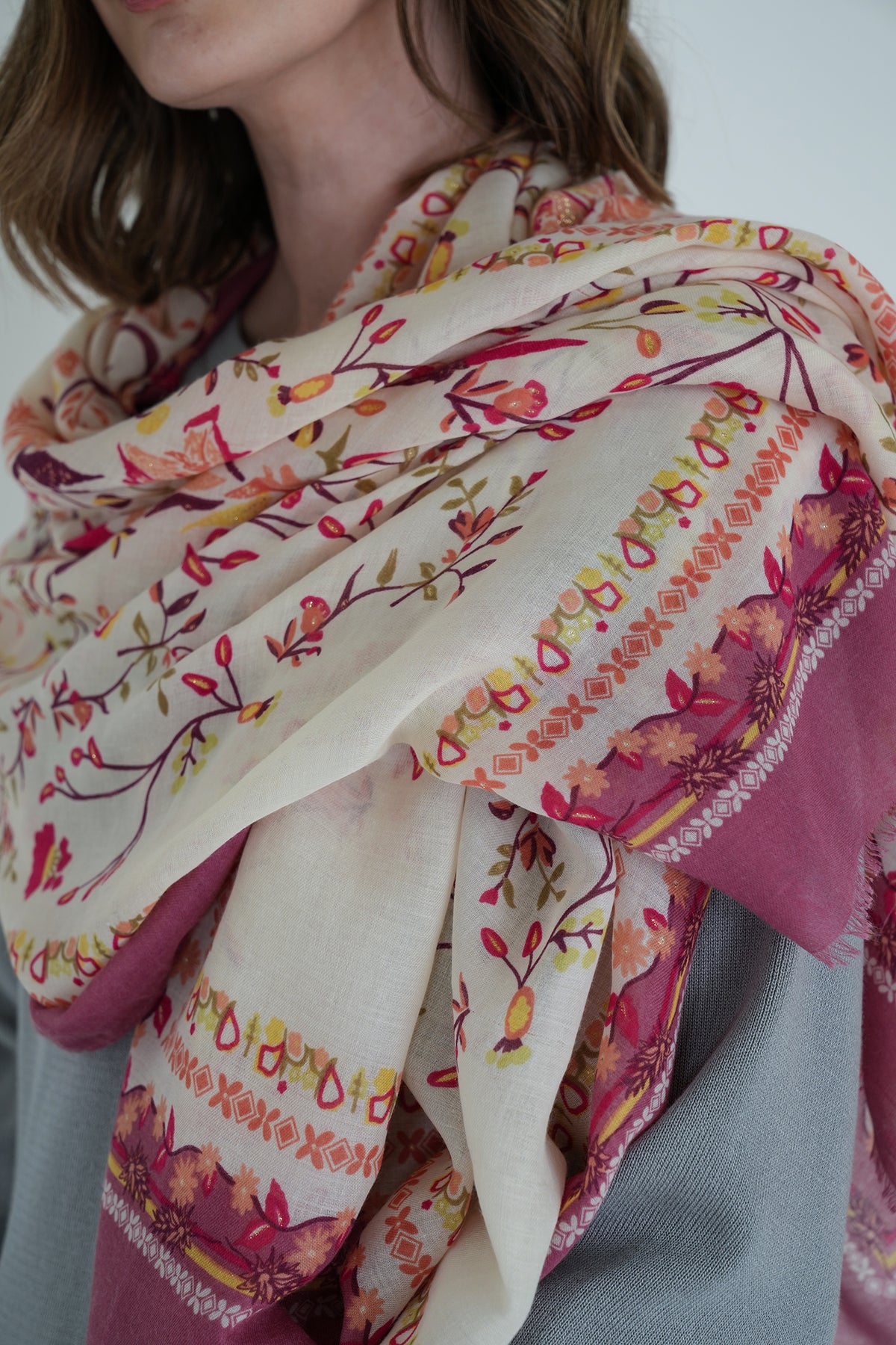 Pink Viv Scarf